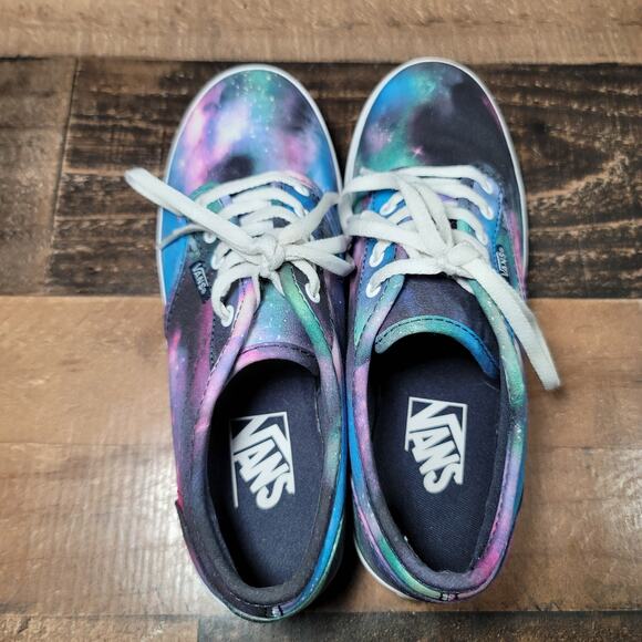 Vans Authentic Off The Wall Cosmic Galaxy Space Women's Skate Shoes US Size 6 - Picture 6 of 7